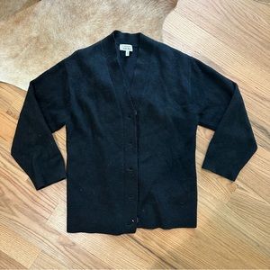 & Other Stories Black Boxy oversized Cardigan Sz XS